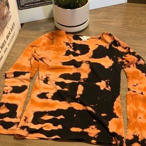 bleach dye long sleeve
